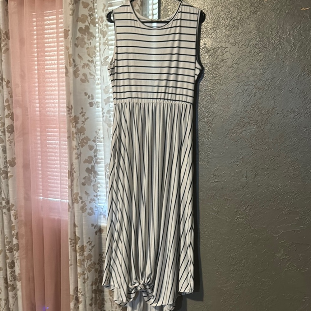 Striped Sleeveless Dress